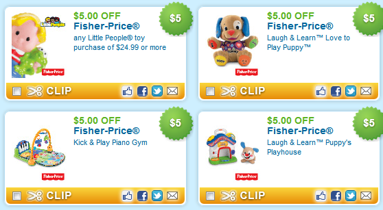 Fisher price online coupons