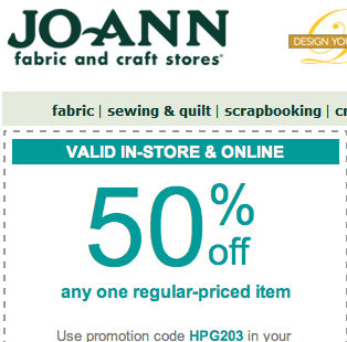 Jo Ann Fabric Coupons 30 Off Your Total Yarn Purchase At
