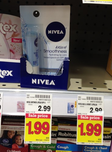 KROGER: Nivea Lip Balm ONLY $0.49 (reg. $2.99!!) | Free Tastes Good!