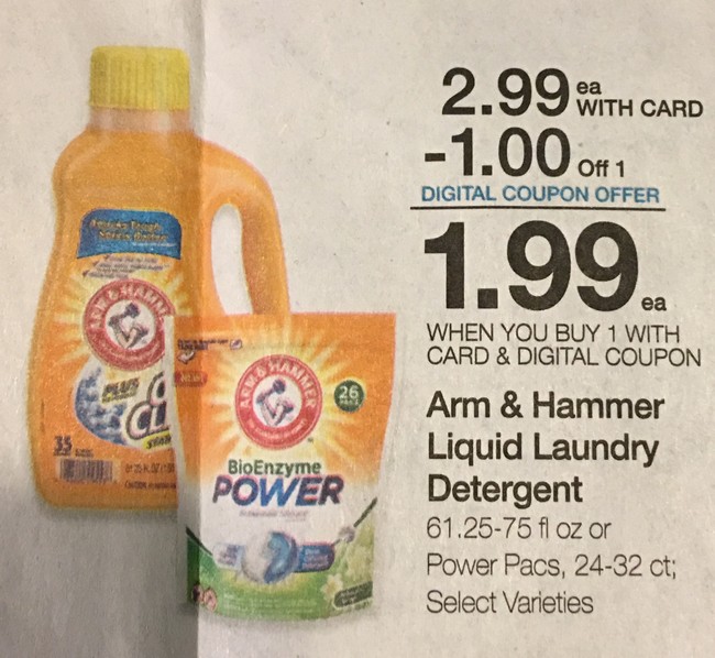 Arm and hammer coupons