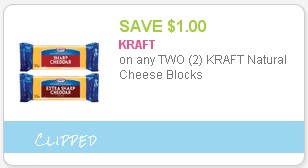 Coupon for Kraft Cheese