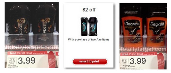 coupons for Axe coupons for Axe