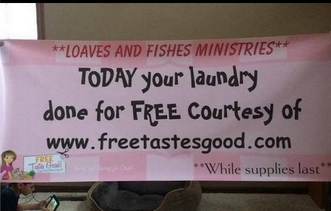 How to organize a free laundry day