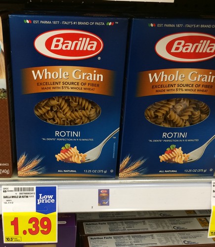 kroger coupon deals barilla wheat