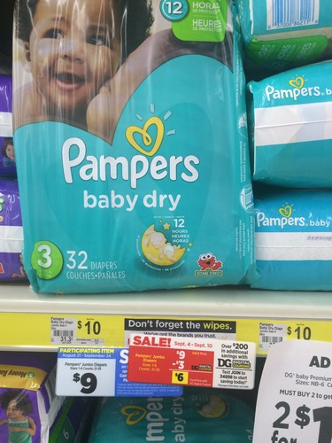 Pampers Diapers ONLY $6 (reg. $10 