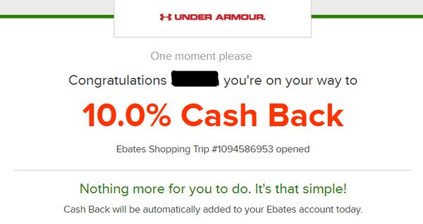 ebates under armour