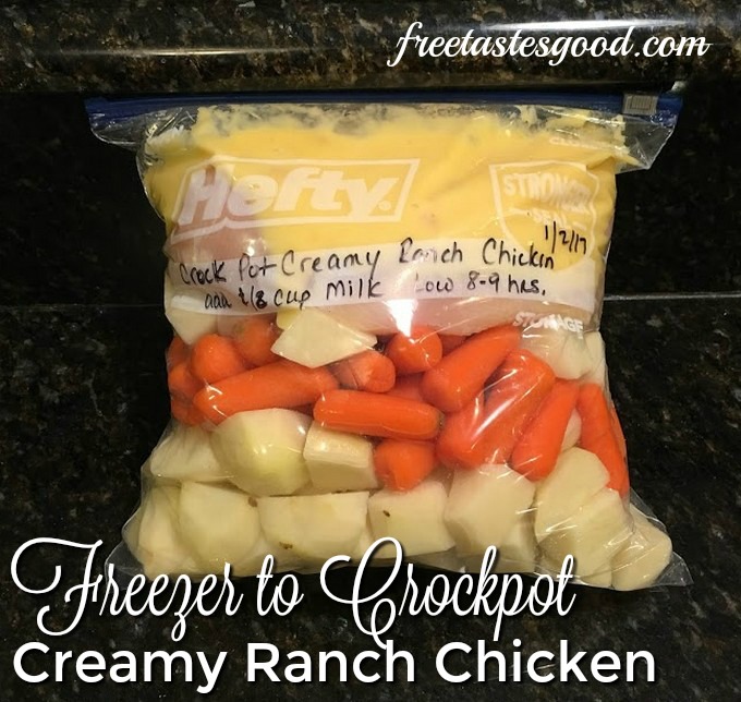 freezer-to-crockpot-creamy-ranch-chicken-bagged