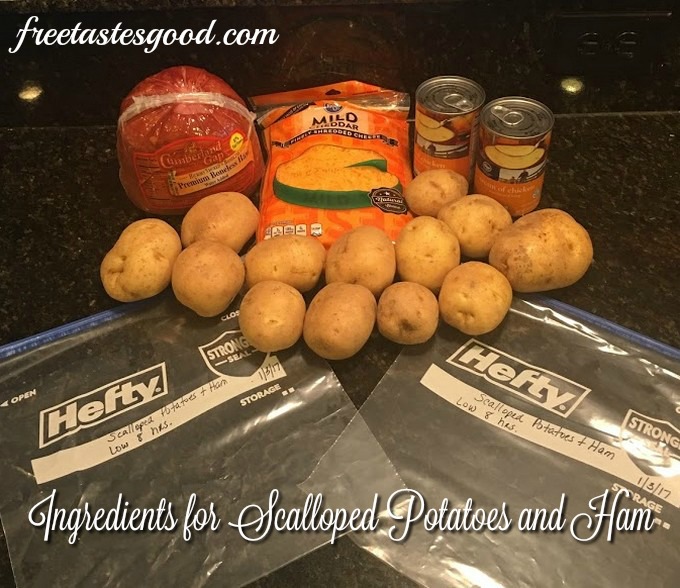 freezer-to-crockpot-scalloped-potatoes-and-ham-ingredients