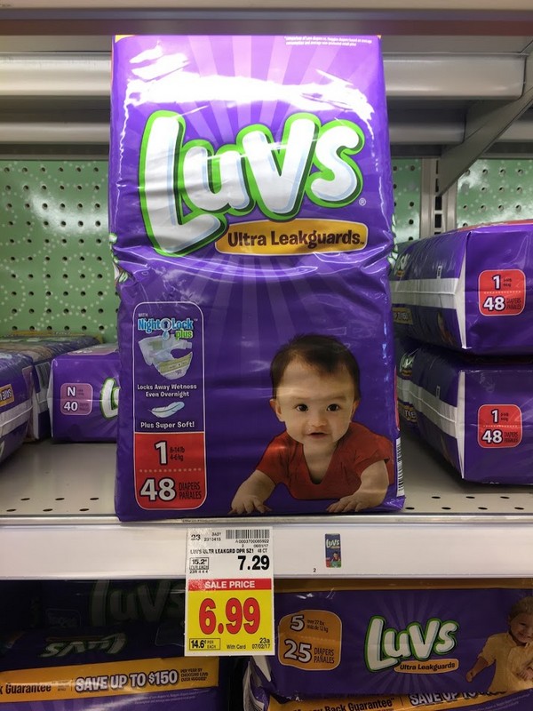 kroger luvs coupon