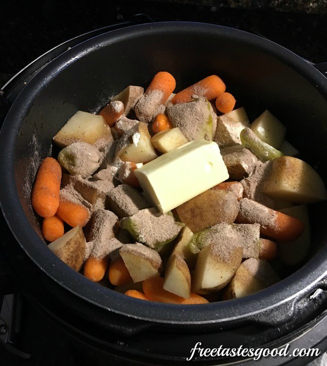 instant-pot-mississippi-pot-roast-cooking