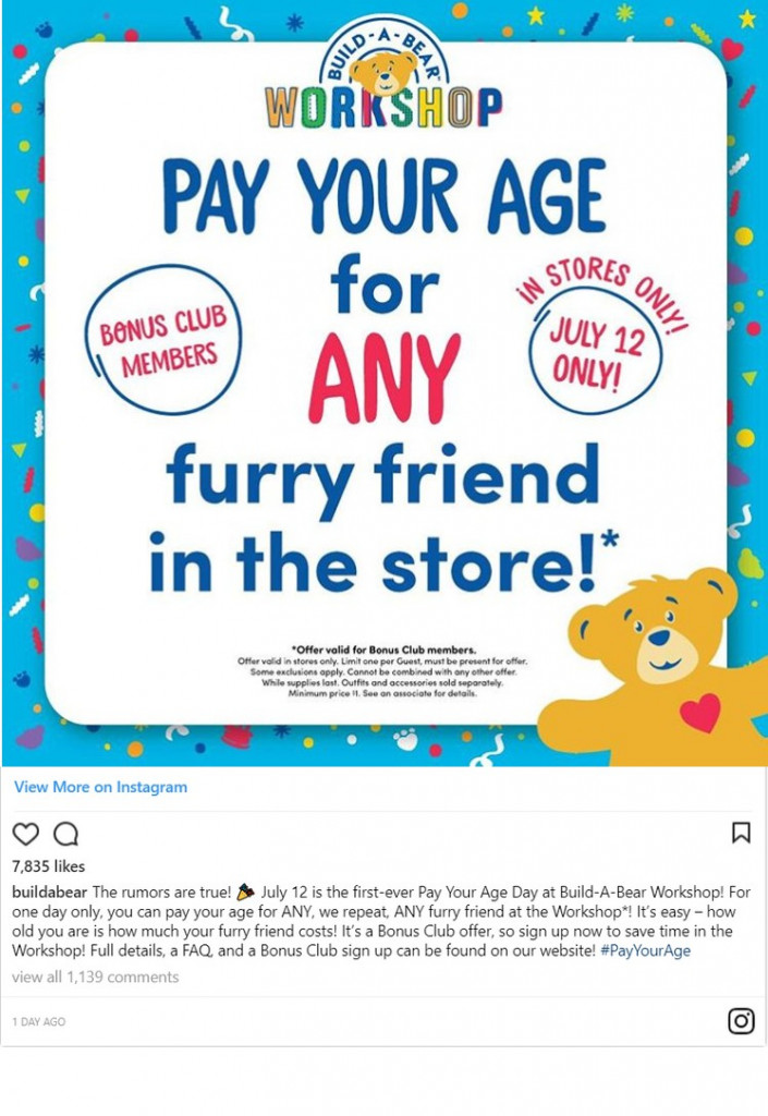 build-a-bear-pay-your-age-deal