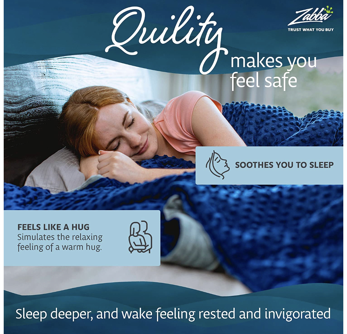 Quility Weighted Blanket ONLY $29.99(REG.$39.99) | Free Tastes Good!
