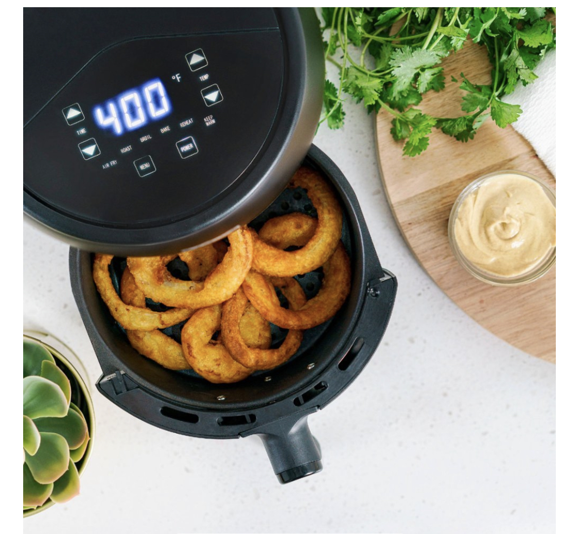 Bella Air Fryer 2Qt ONLY 19.99(Reg.50) Free Tastes Good!