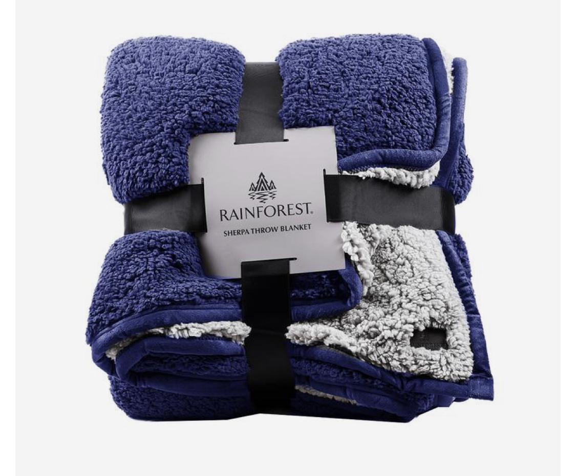 Sherpa 2Ply Throw Blanket 14.99(Reg.39) Free Tastes Good!